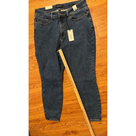 Judy Blue Plus Size 18W Med. Blue Skinny Fit High Waist Stretch Denim Jeans New - Picture 13 of 13